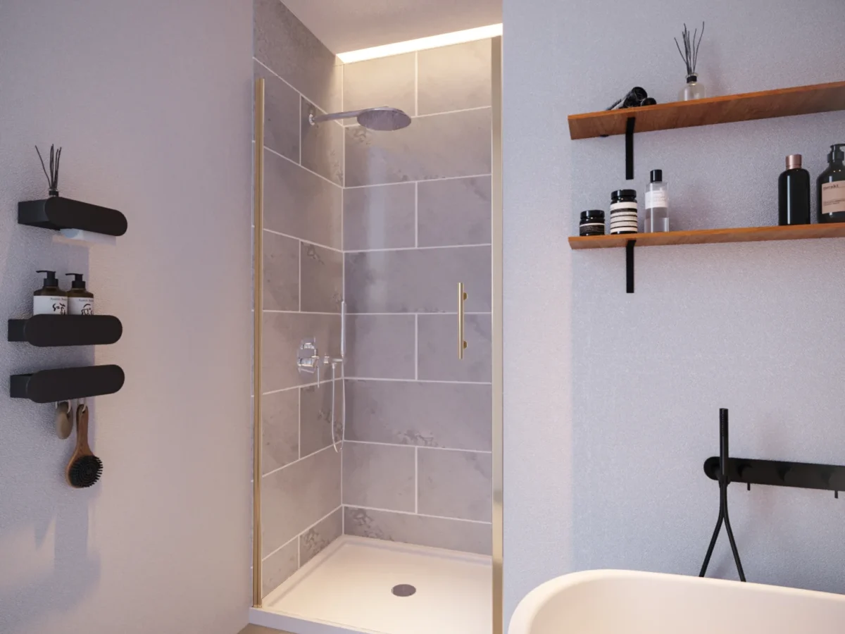 Nuvo Horizontal Shower Wall System