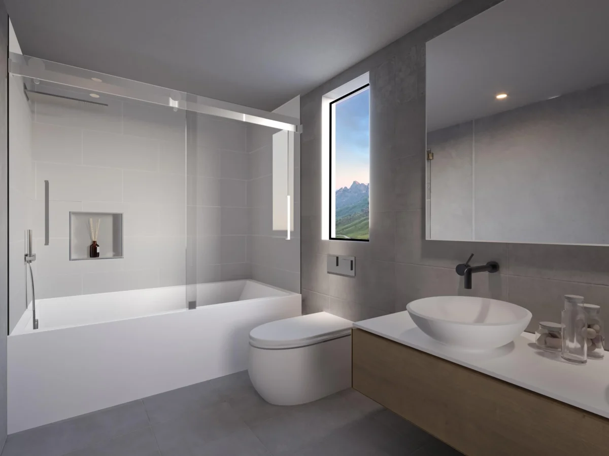 Pacific Sliding Tub Shower Door