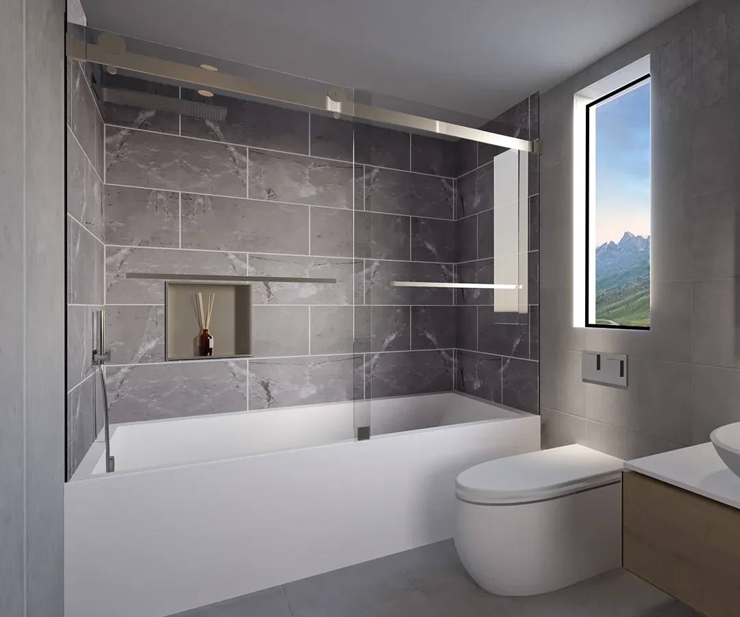 Tetherow Sliding Tub Door