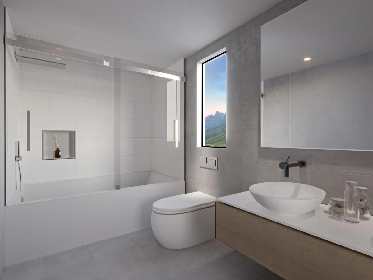 Pacific Sliding Tub Shower Door