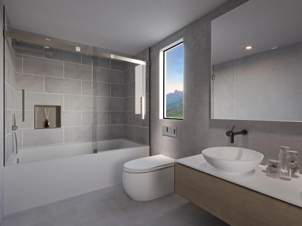 Pacific Sliding Tub Shower Door