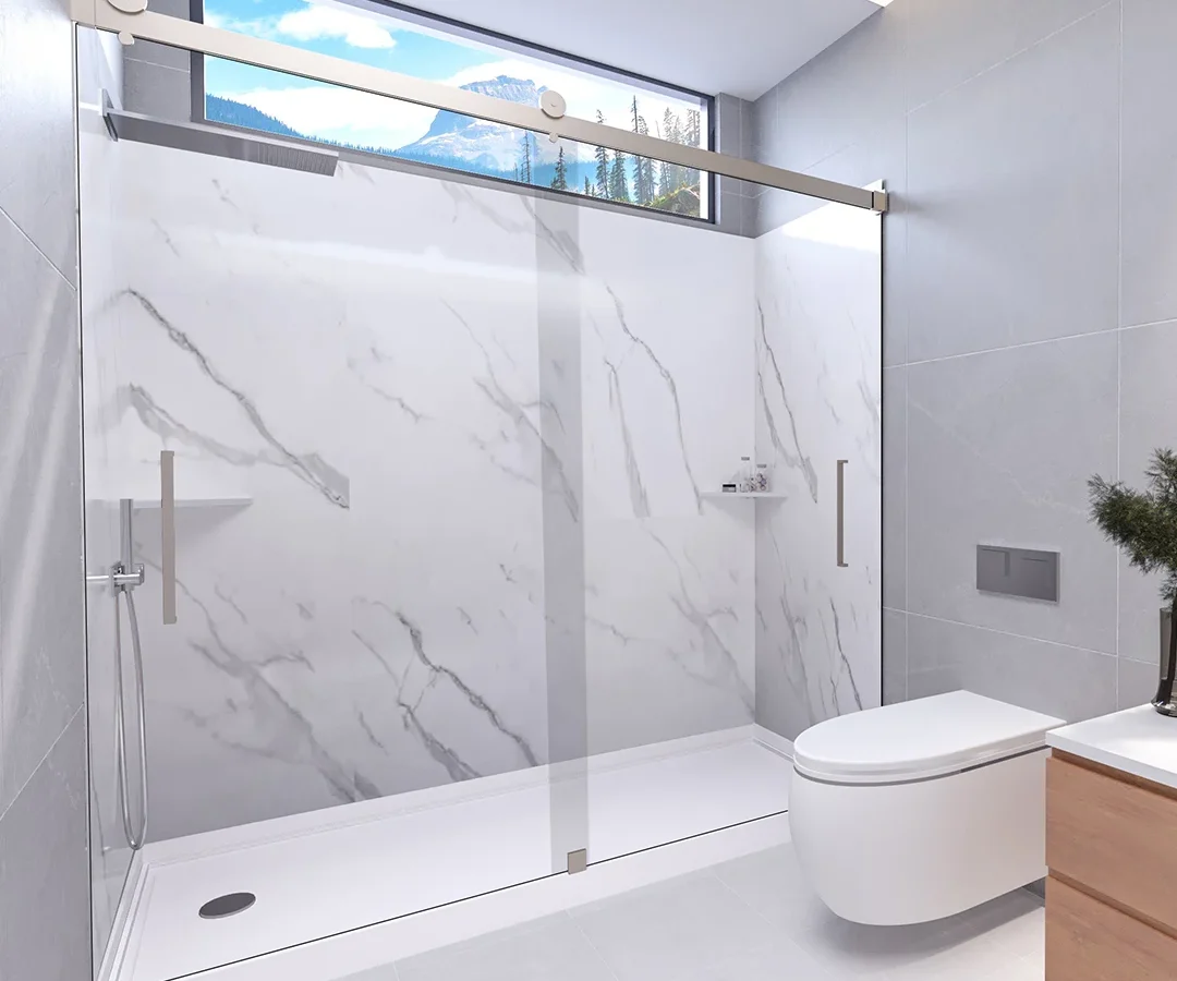 Tetherow Sliding Shower Door