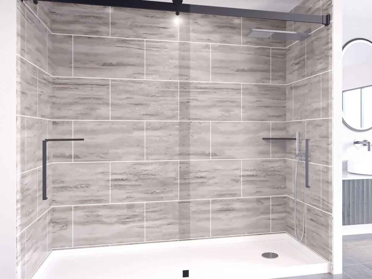 Tetherow Sliding Shower Door